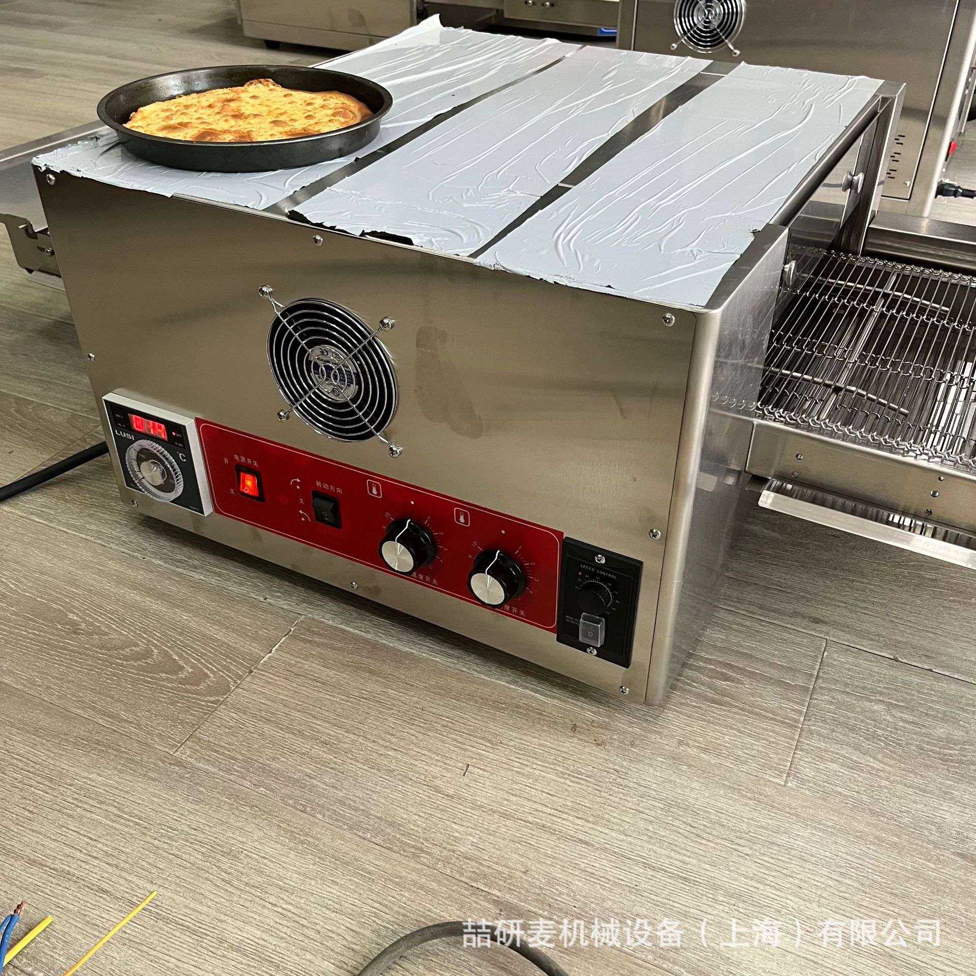 商用链式披萨烤箱 塔斯汀汉堡炉 快餐店牛排披萨焗饭链条炉