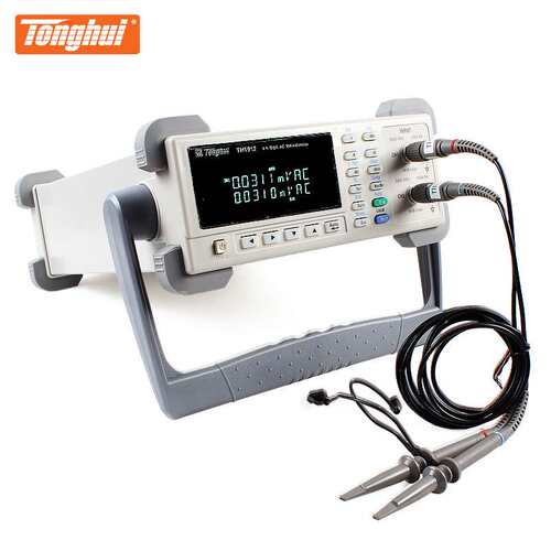 同惠双通道数字交流毫伏表TH1912A频率范围5Hz-5MHz TH1912