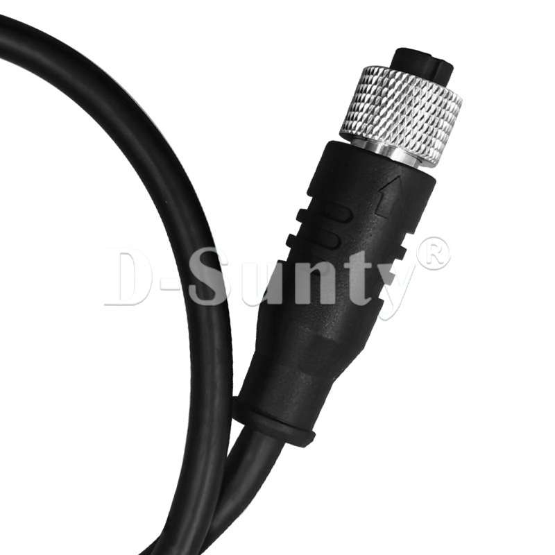 M12 17P母 TO SH1.0 端子+R型端0.5米视频高柔线视觉系统机内线