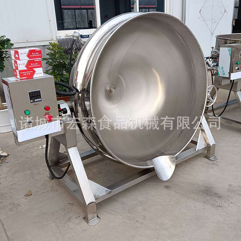 可倾式牛羊肉熬汤锅猪头肉烧鸡熟食卤煮夹层锅酱牛肉不锈钢卤煮锅