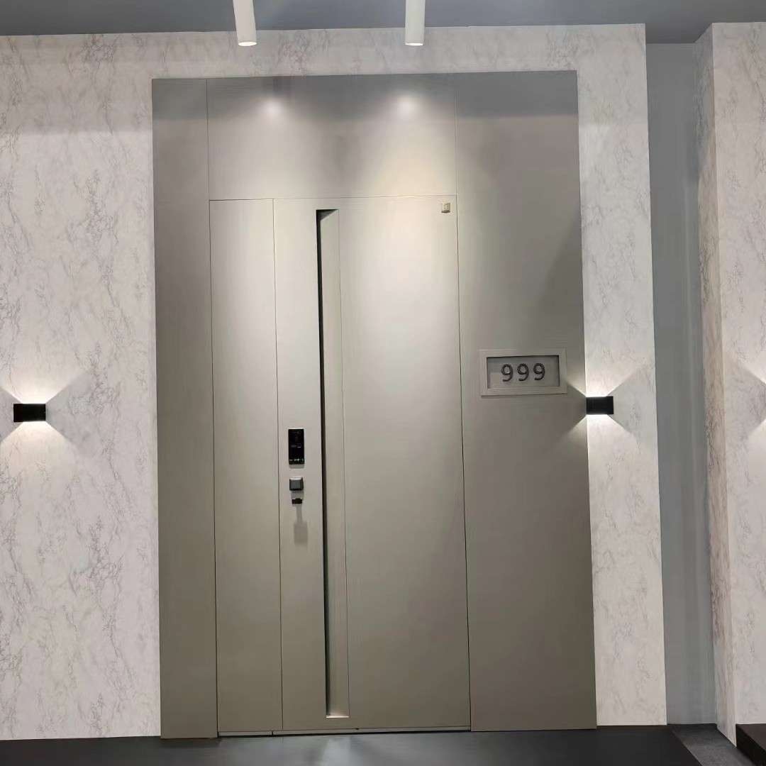 精雕铸铝门高端入户门防盗门家用别墅大门隔音防盗智能装甲门厂家