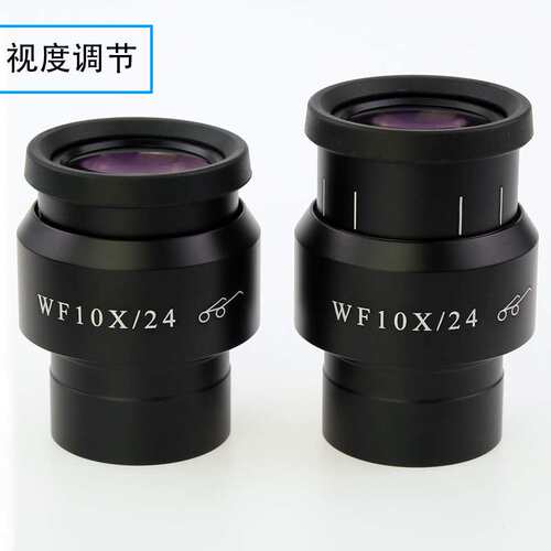 体视显微镜WF10X高眼点广角目镜视场22/23/24mm接口30MM 视场可调