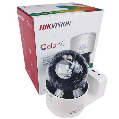 海外版 4MP IP PTZ colorfu Camera DS-2DE3A400BW-DE