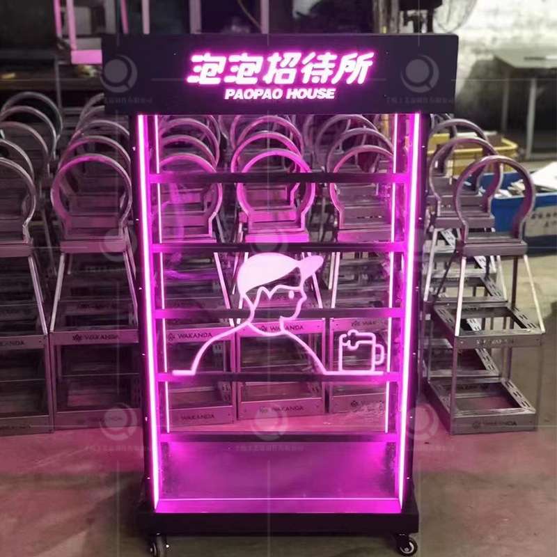 厂家直供酒吧酒馆led发光泊车台接待台迎宾登记泊车台咨客台