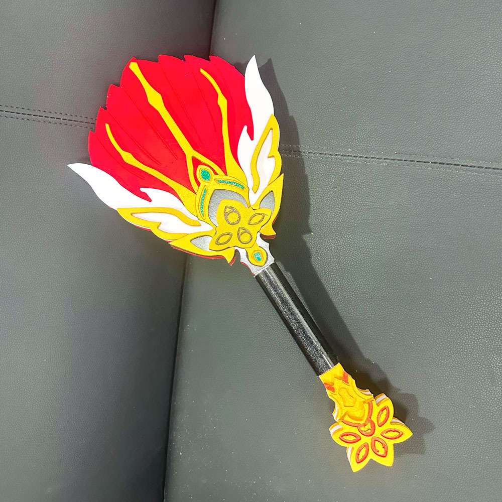 星穹铁道椒丘Cosplay武器扇子羽毛配件道具cos