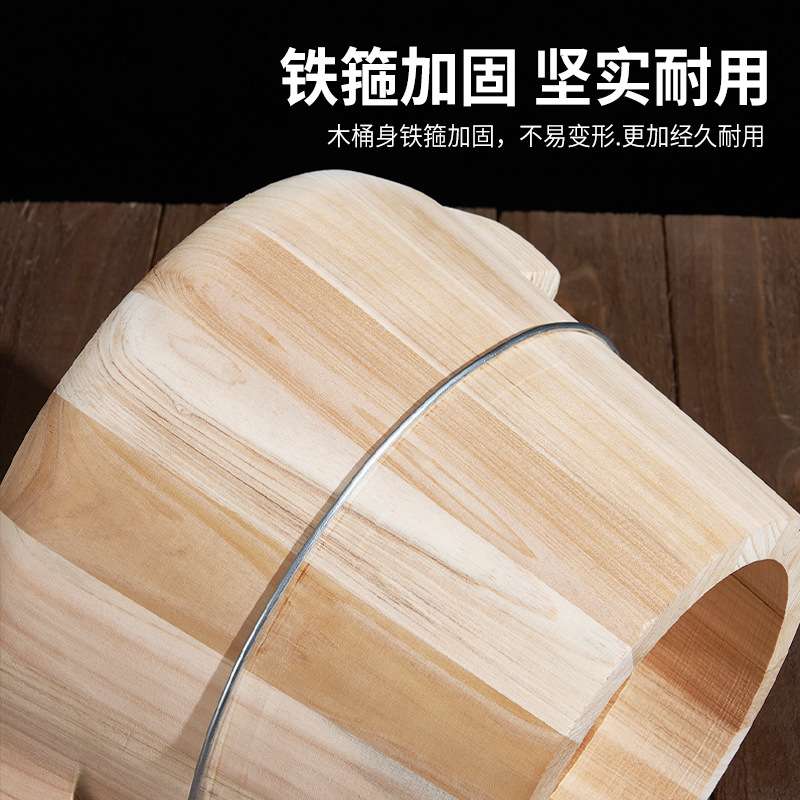 老式正子厂家糯米工具全套小杉甑子纯手工大号家用木桶蒸饭专用桶