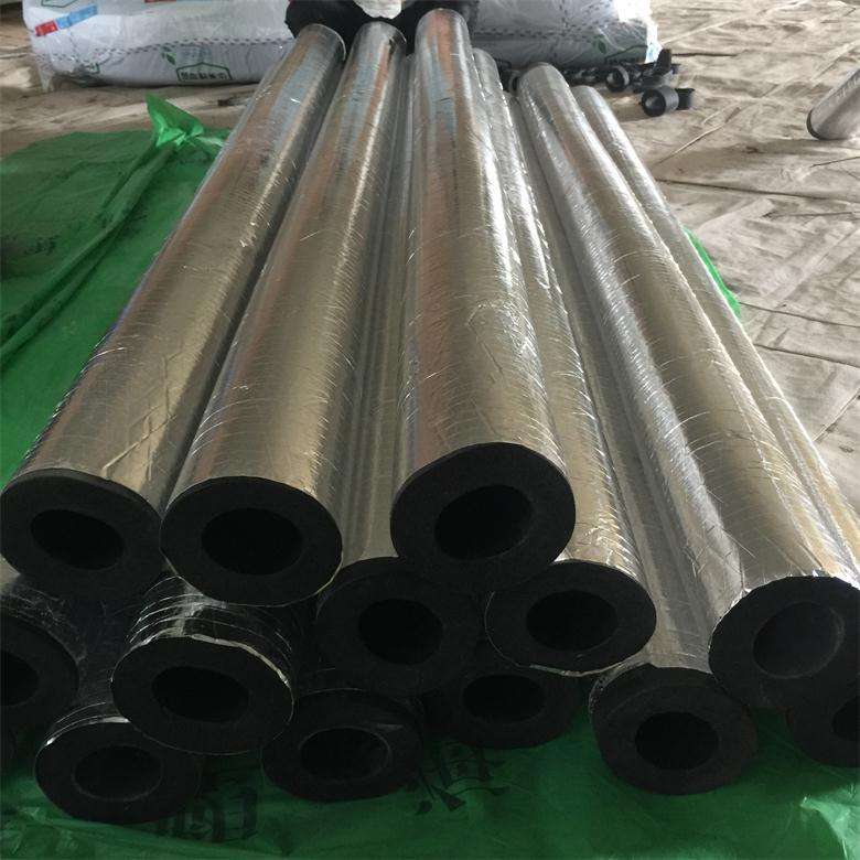 厂家 华美橡塑保温管价格保温防冻阻燃铝箔橡塑管