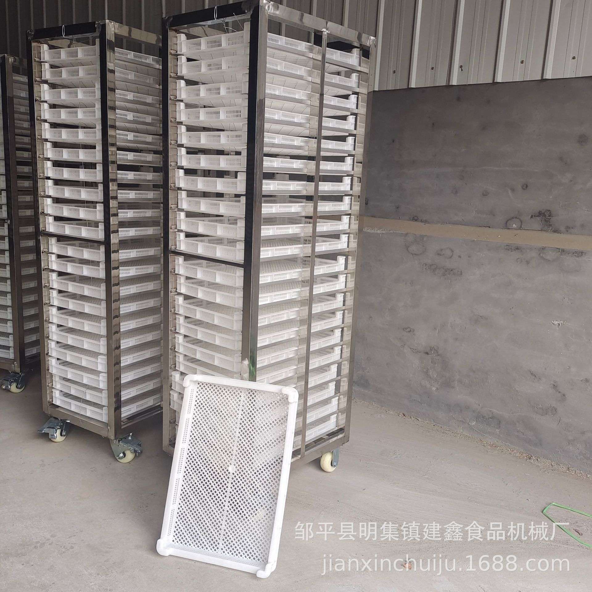 菊花烘干架子车熏火腿架子车烤肉架双门馒头蒸车