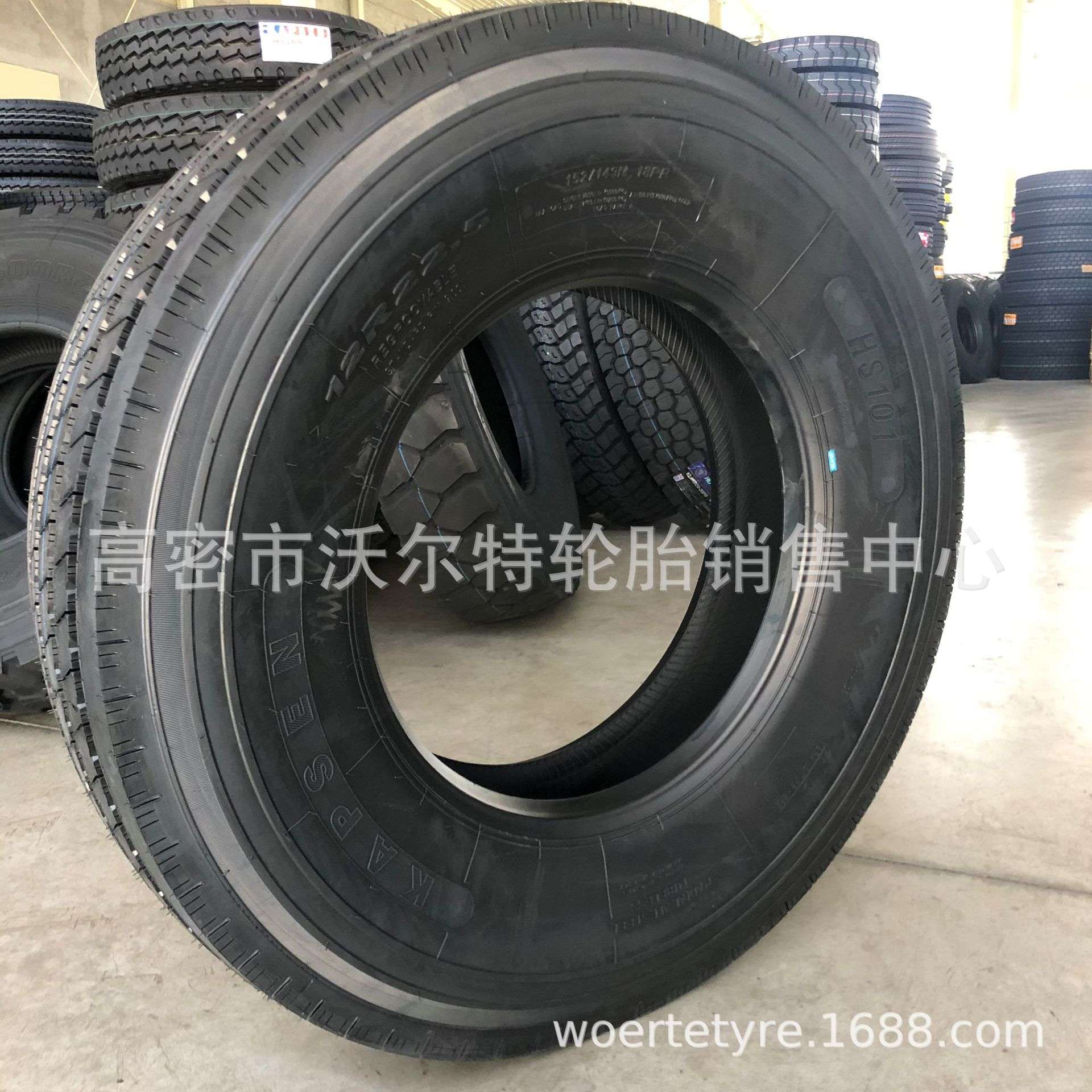 供应卡车轮胎12R22.5铝合金半挂油罐车真空钢丝轮胎