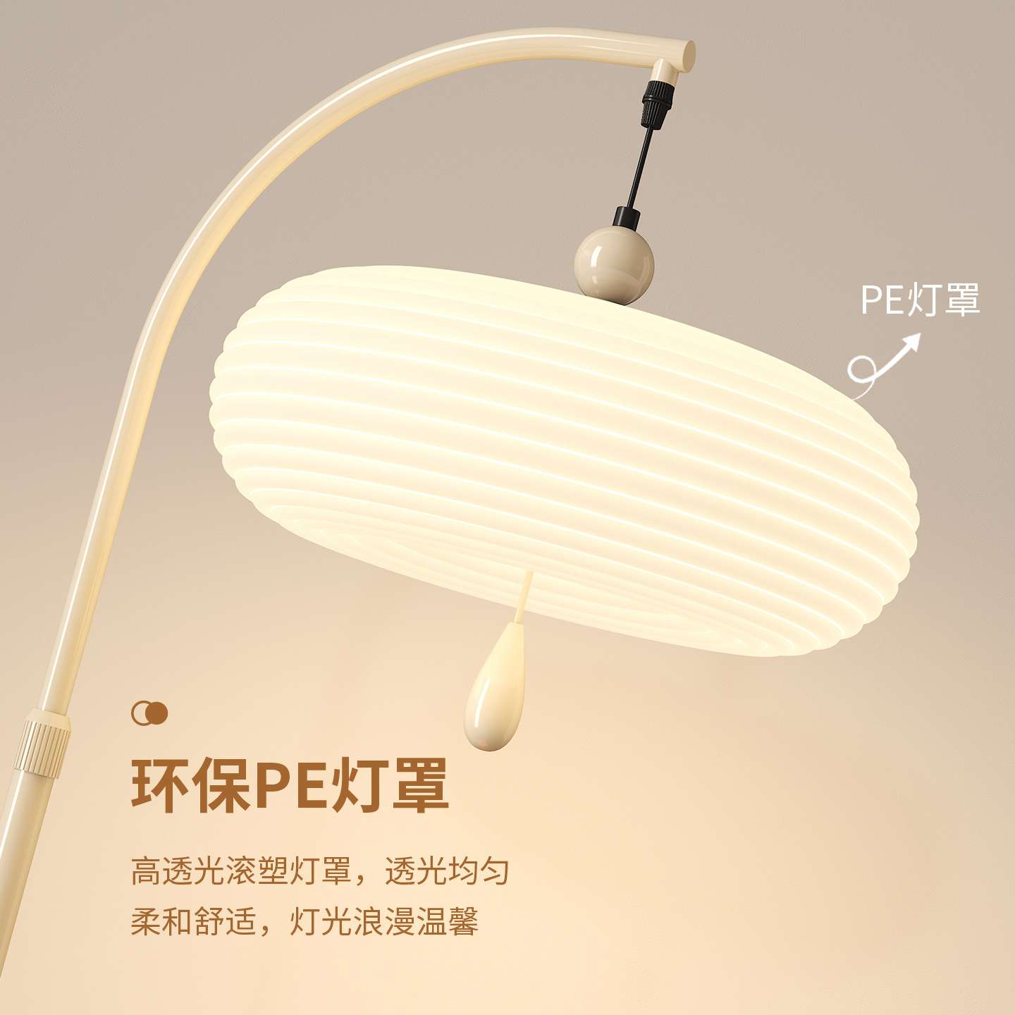 中古落地灯客厅沙发边几美式复古胡桃木色卧室床头置物柜一体台灯