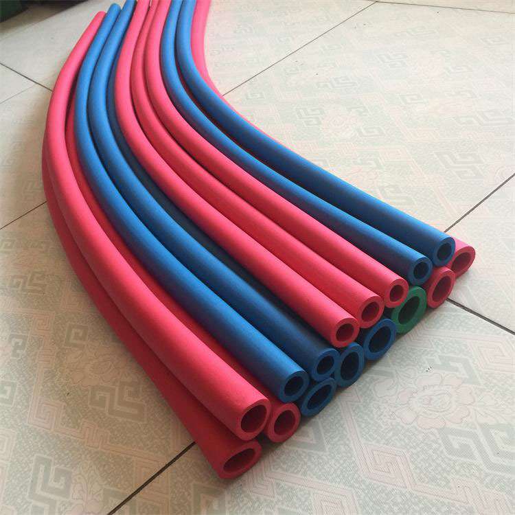 红蓝橡塑保温棉厂家 冷热水隔热阻燃橡塑管
