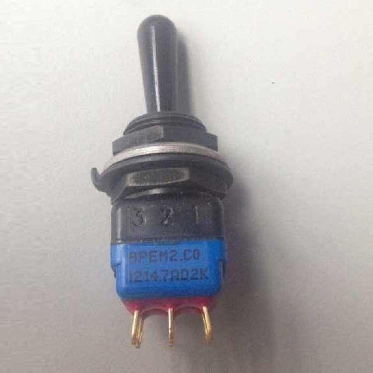 亚光黑色钮子开关MIL3950高承受力坚固型摇头开关样本选型资料