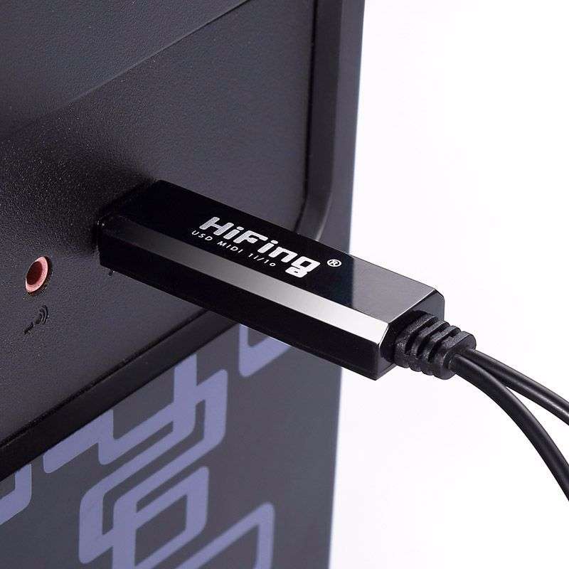 厂家直销usb to midi线 电子琴usb转换线电钢琴电子鼓音乐编辑线