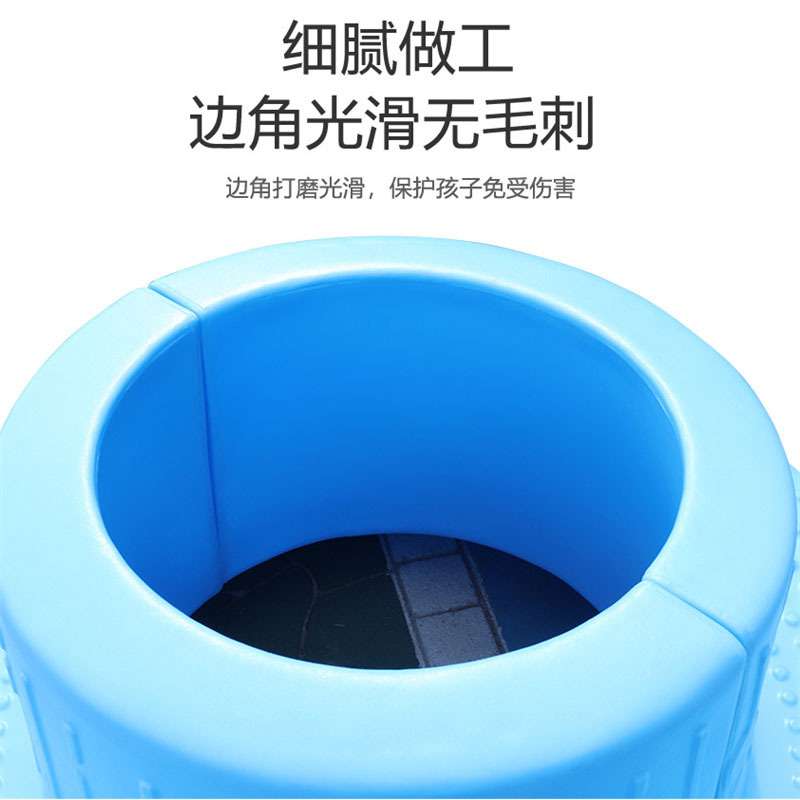 幼儿园户外休闲凳子儿童加厚塑料树墩柱子装饰防滑围树椅加宽坐凳
