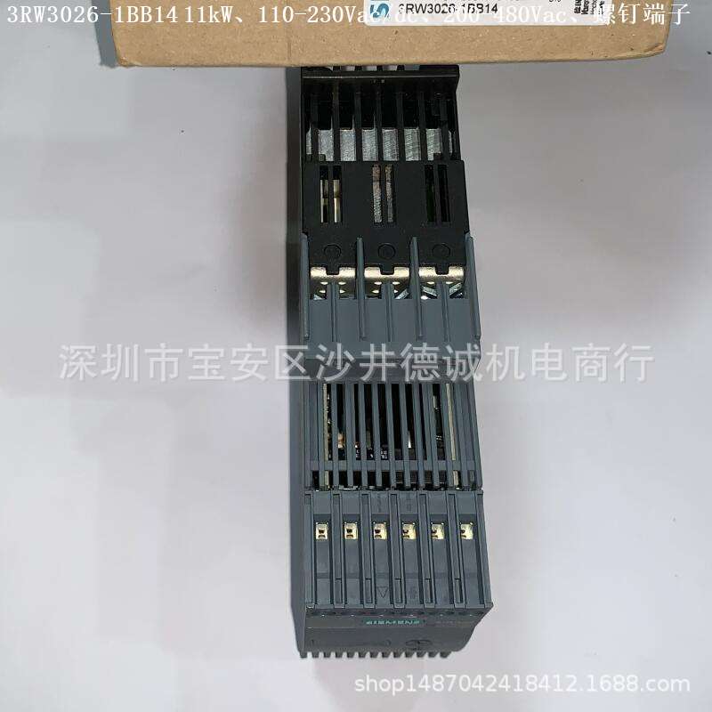 3RW3037-1BB04 软启动器 控制电压 24Vac/dc、200-480Vac、30kW