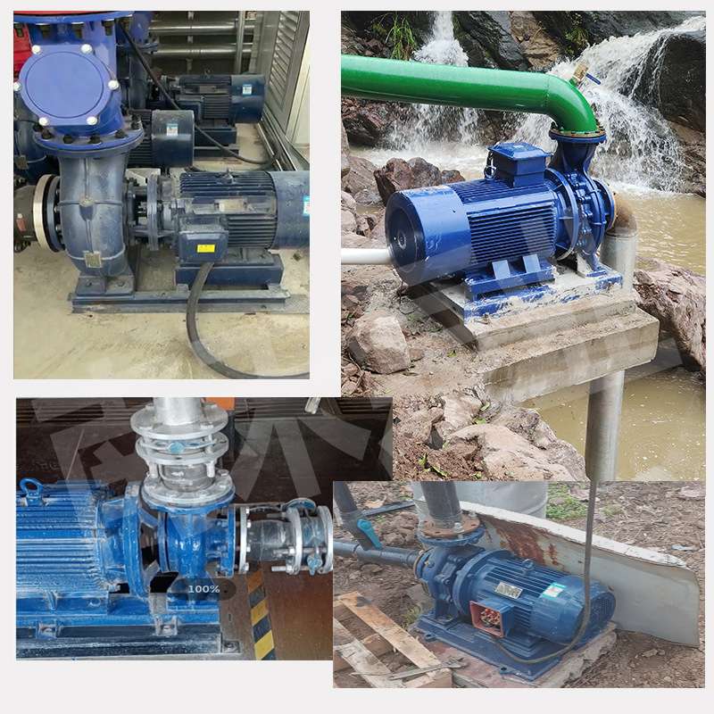 ISW卧式管道泵380V热水高温循环泵 工业农用灌溉喷淋管道增压泵