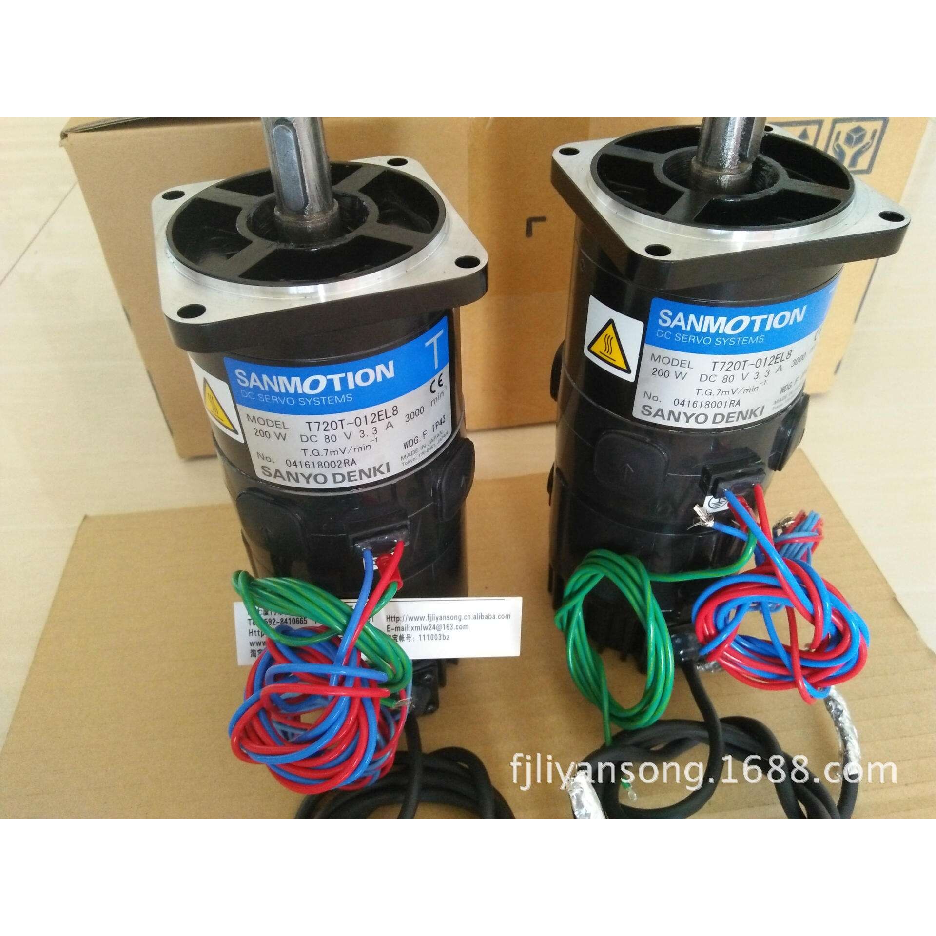 SANMOTIONT720T-012EL8 SANYO DENKIT720T-012EL8直流马达电动机