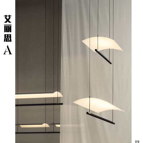 西班牙lamina餐厅吊灯简约现代复古轻中式个性艺术吧台设计师灯具