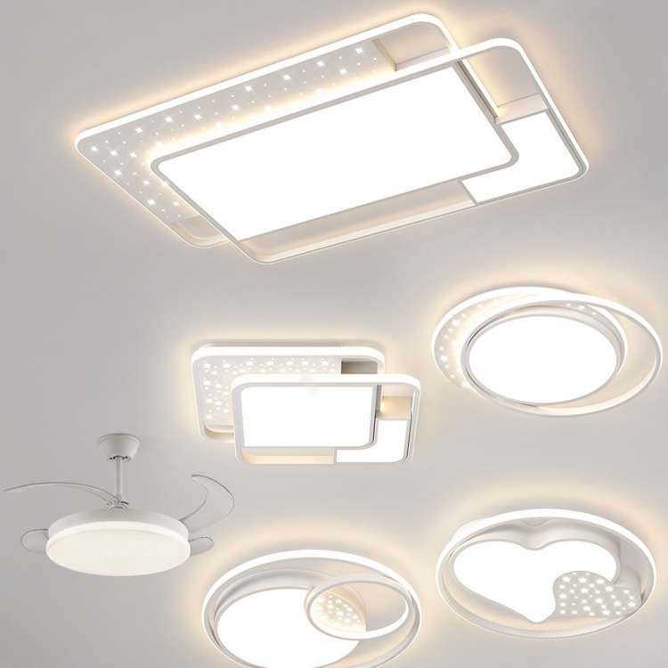 LED轻奢客厅主灯 星空餐厅吊灯现代简约北欧卧室吸顶灯具全屋套餐