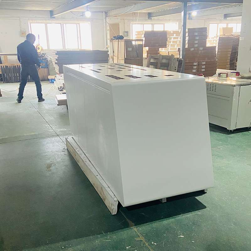 中岛展台展示台创意科技智能产品展示柜门窗边角料样品烤漆展示柜