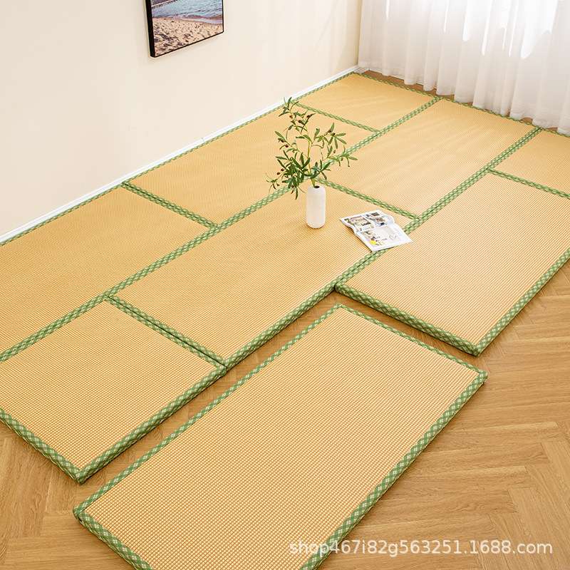 薄款床垫炕垫日式电加热榻榻米垫S型黄麻儿童爬行垫椰棕芯茶室垫