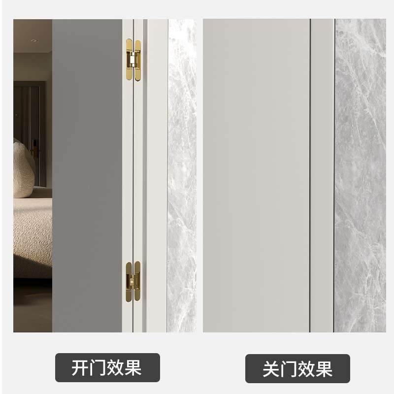 三维可调合页暗门铰链折叠木门隐形门暗藏十字铰静音家具静音铰链