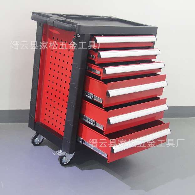 厂家供应修理大号重型移动柜汽车修理保养加厚抽屉式带滑轮工具车