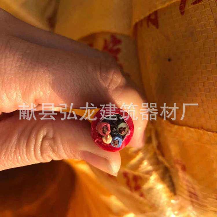 电动吊篮电缆线五芯内带钢丝电缆外墙施工粉墙电缆 吊篮 配件大全