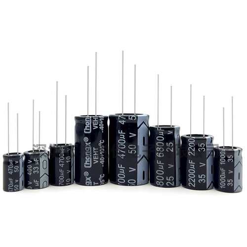 厂家直供 100V22UF高频低阻 长寿命105度直插铝电解电容22UF100V