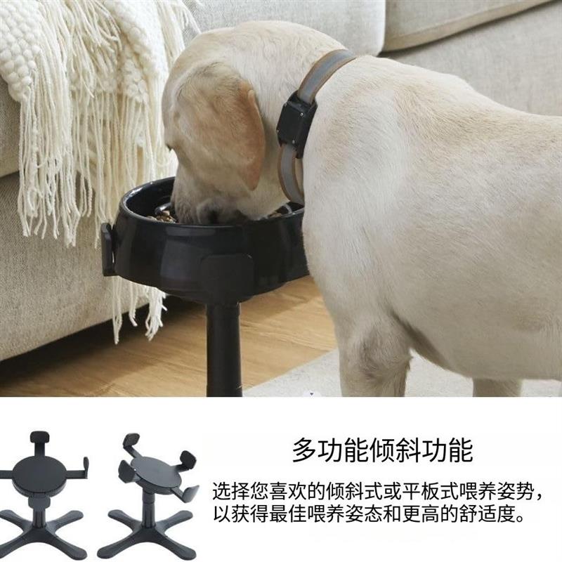 宠物喂食碗升降可折叠狗碗饮水双碗防打翻漂浮碗慢食护颈猫食盘