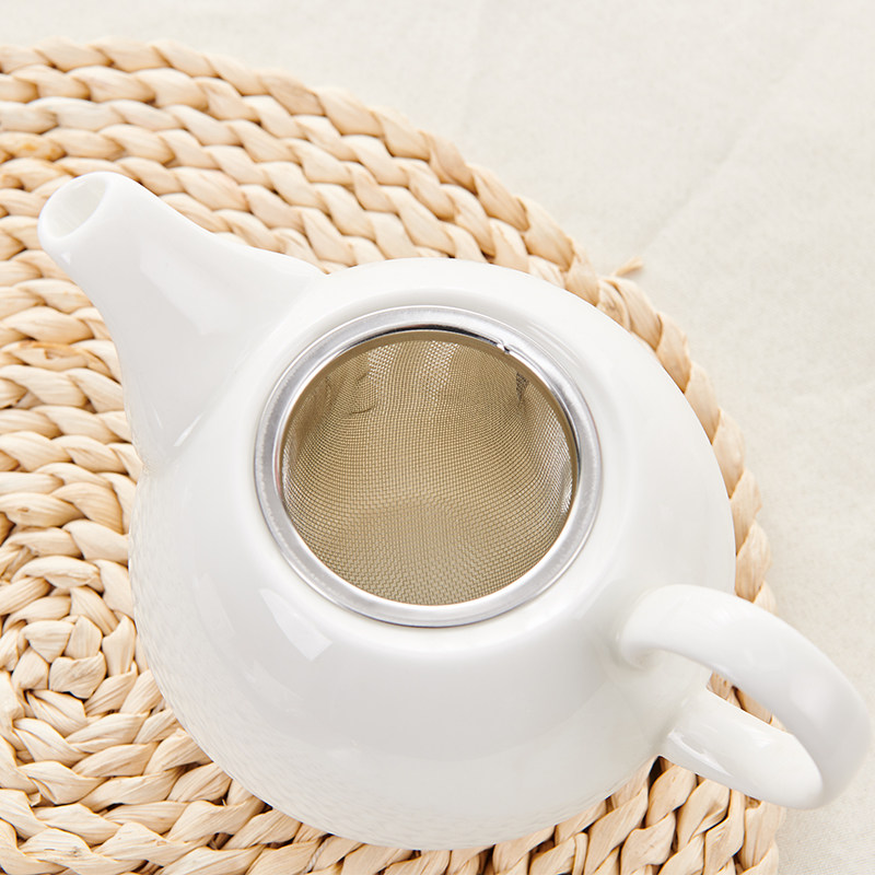 纯白骨质瓷创意陶瓷茶具子母壶套装单人壶杯碟英式咖啡壶杯壶滤网