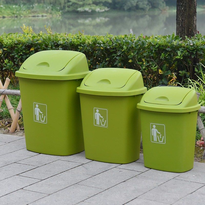 分类垃圾桶大容量30L40L60L户外物业带盖厨房商用家用特大号