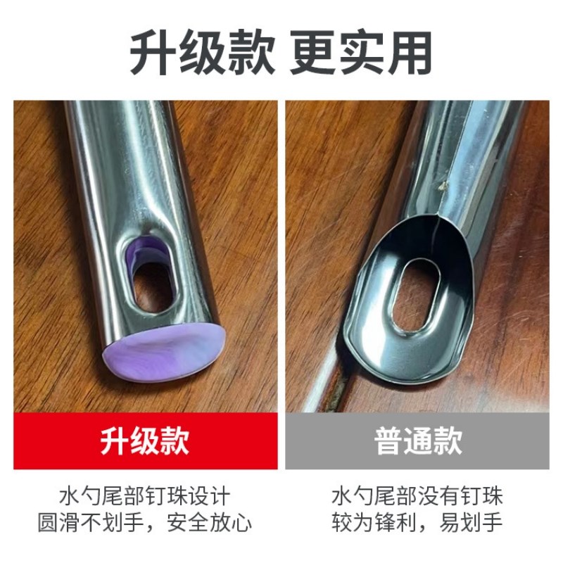 不锈钢凉拌菜专用盆拌凉皮凉面盆拌菜盆带把手拌盆水瓢拌卤菜商用图片