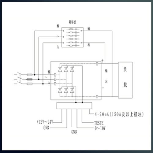 三相整流调压模块SXTY-ZL-400-500A 晶闸管 可控硅 电位器调节