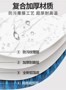 加厚桌面贴纸自粘家具翻新贴膜旧桌子茶几防水防油白色大理石桌贴
