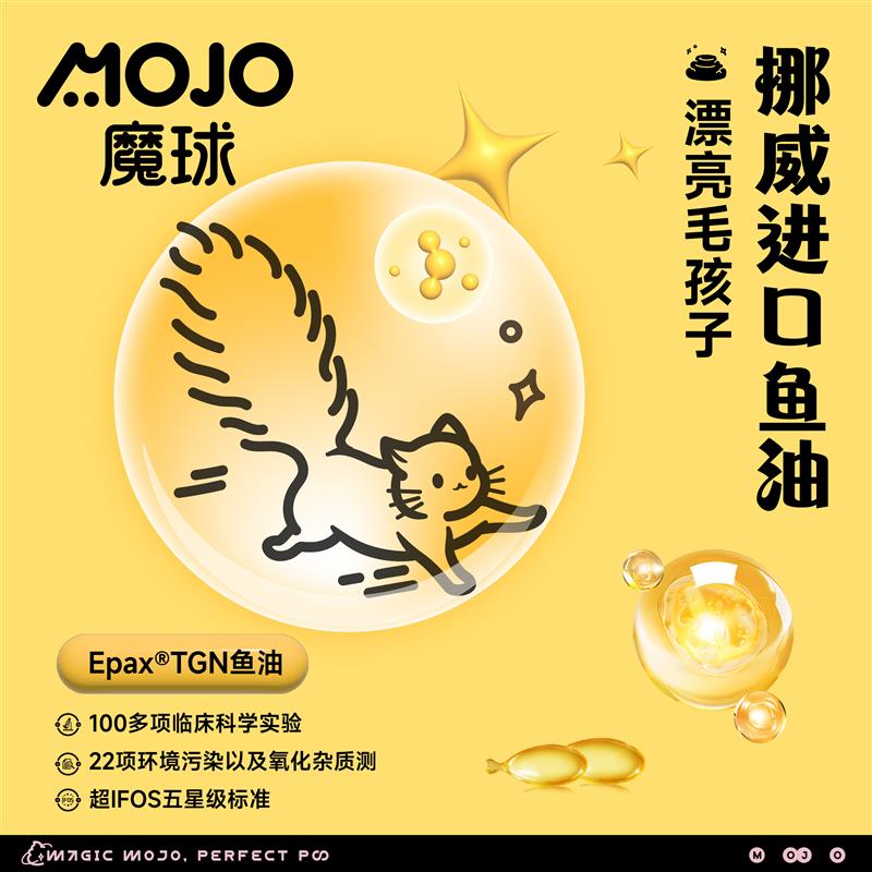 MOJO魔球蛋糕杯猫咪生日罐头猫狗零食罐头慕斯奶糕罐鱼油美毛罐头