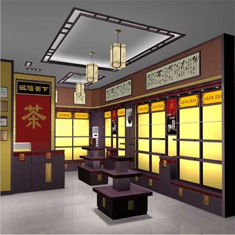 木制展柜超市绿色有机杂食品杂粮地方特产干果柜糖果货架货柜多层