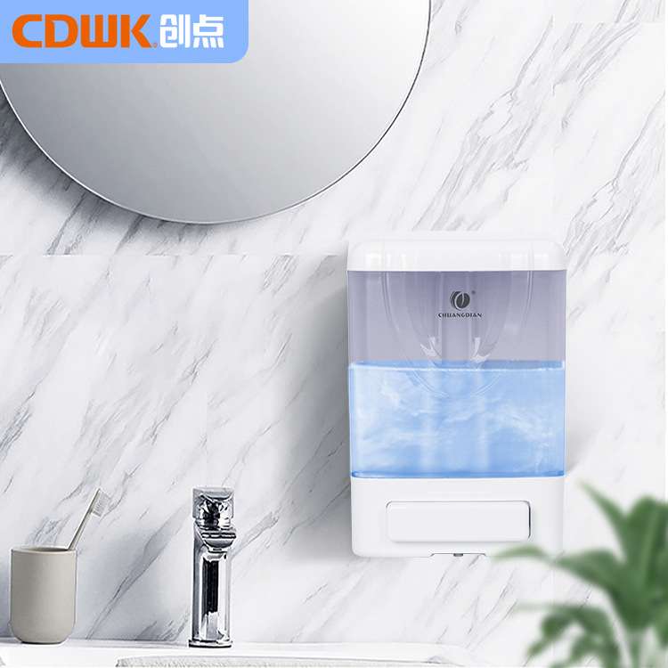 创点皂液器厨房洗洁精按压器商场卫生间皂液器1000ml厕所洗手液盒