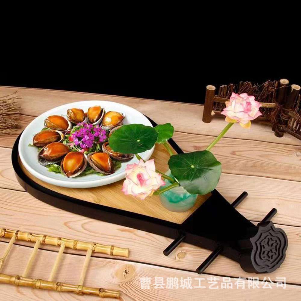 竹制茶盘食物盘果盘酒店家居用品古装影视剧拍摄道具木餐具