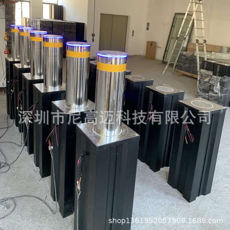 学校大门自动升降柱反恐路障机交通设施阻拦地桩常德小区液压车挡