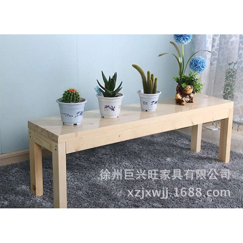 盆栽置物架实木花架室内室外阳台单层花盆架绿萝花卉架防腐落地架