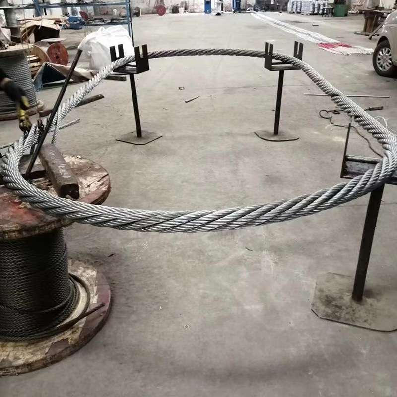 钢丝绳吊索具钢绳软无O型圈定起重工具吊具不锈钢丝多股