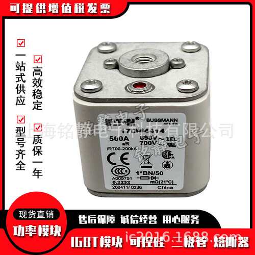 熔断器保险丝170M4364 170M4365 170M4366 170M4367 170M4368