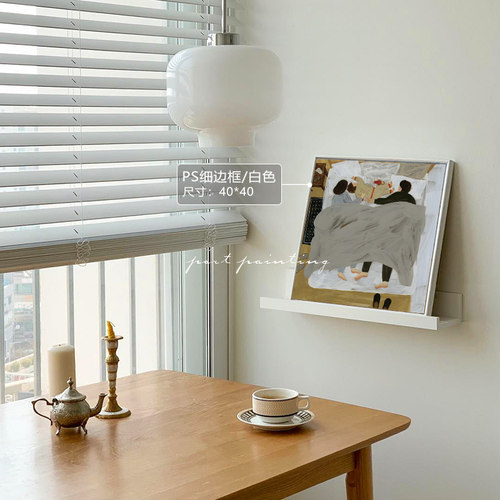 港画Home life抽象文艺人物客厅装饰画小众艺术玄关走廊过道挂画