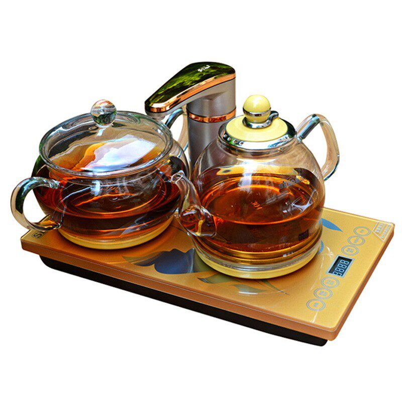 茶水炉全自动电热茶道茶艺炉 功夫茶泡茶水壶 透明玻璃烧水器茶具