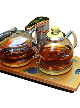 茶水炉全自动电热茶道茶艺炉 功夫茶泡茶水壶 透明玻璃烧水器茶具