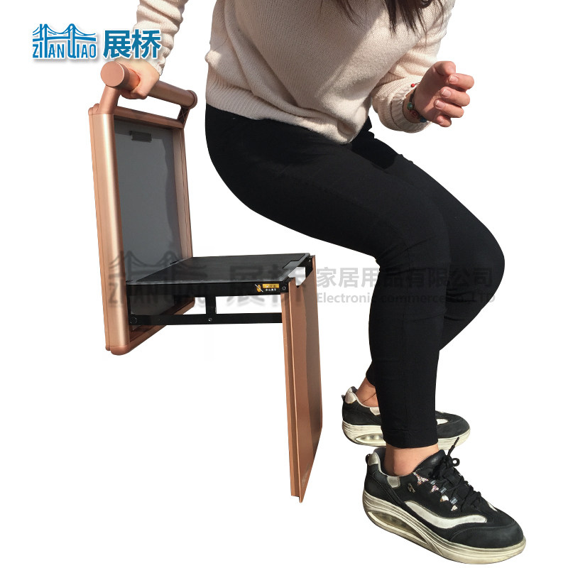 折叠换鞋凳椅壁挂墙式隐形过道玄关凳椅鞋柜椅穿鞋凳浴室淋浴椅子