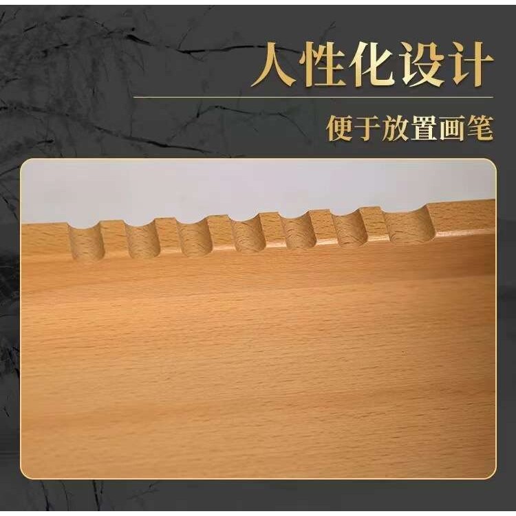 静物台三层四层画车榉木松木实木油画车油画柜多功能储物柜木画车
