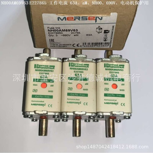 NH1AM69V315 Z227975 熔断器 315A、NH1、aM、690Vac、电动机保护