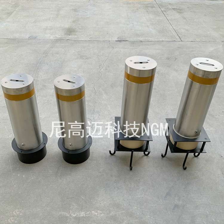 尼高迈现货移动防车路桩可拆卸挪移动柱禁止停车桩学校不锈钢地锁